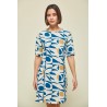VESTIDO RECTO ESTAMPADO