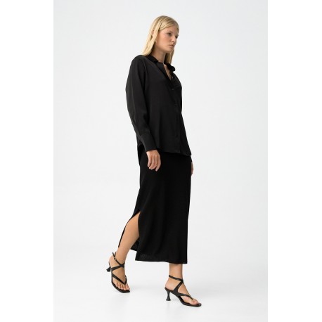 FALDA LUREX NEGRA CASSIA
