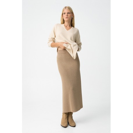 FALDA LUREX DORADA CASSIA