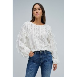 TOP VOLANTES SALSA JEANS